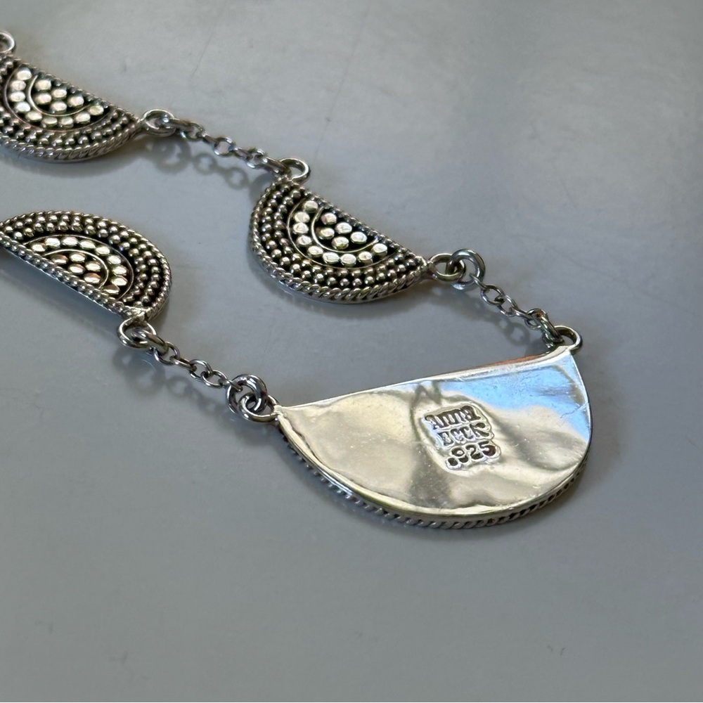 Anna Beck Half Circles Necklace in Silver - Picture 6 of 8